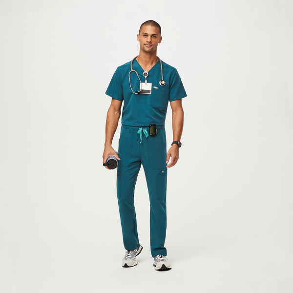 men's Caribbean Blue Cairo™ - Tall Cargo Scrub Pants