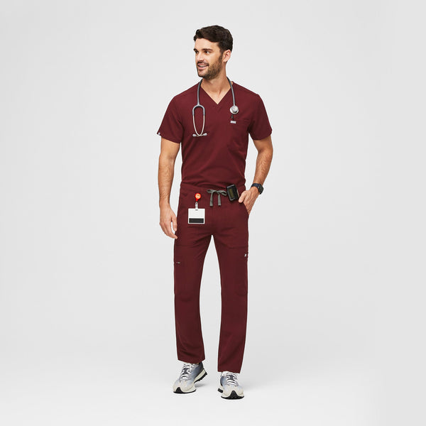 Men's Burgundy Cairo™ - Cargo Scrub Pants