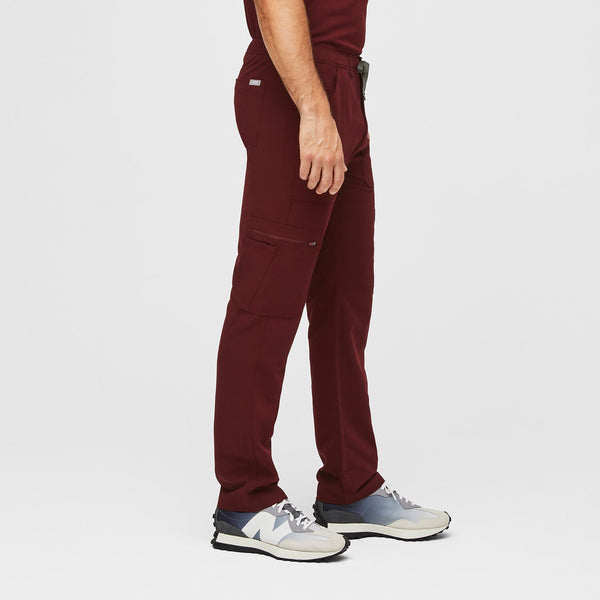 Men's Burgundy Cairo™ - Tall Cargo Scrub Pants