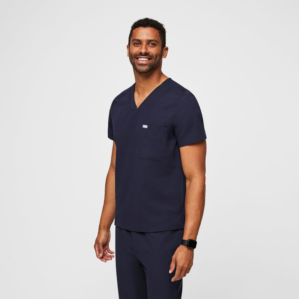 Men's Navy Chisec™ - Three-Pocket Scrub Top