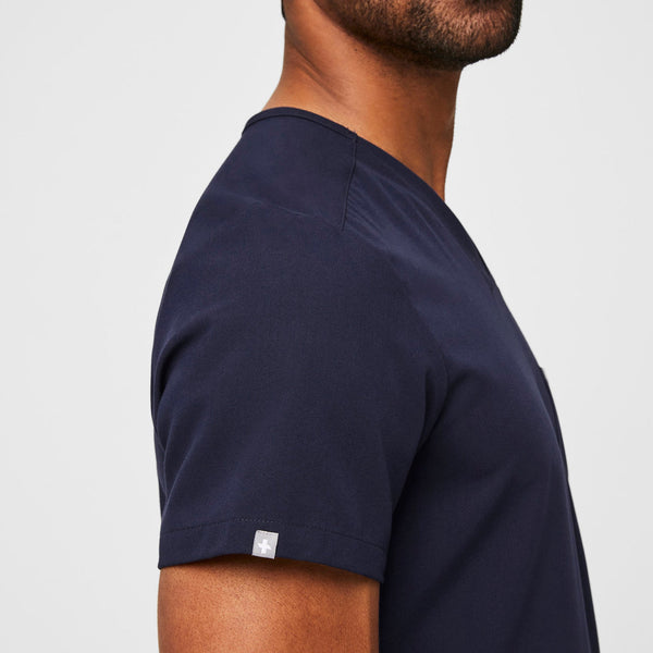 Men's Navy Chisec™ - Three-Pocket Scrub Top