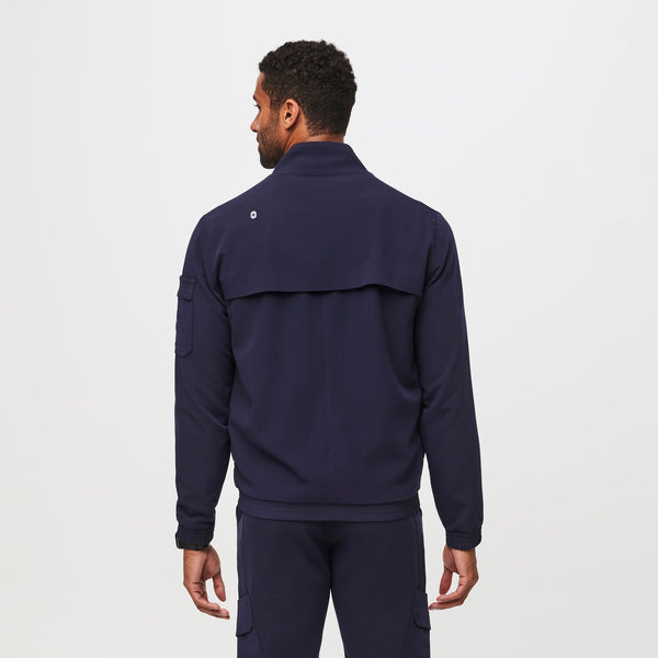 men's Navy Cobaki Modern Cargo - Scrub Jacket