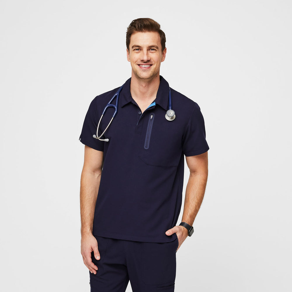 men's Navy Performance Dothan - Classic ScrubPolo™