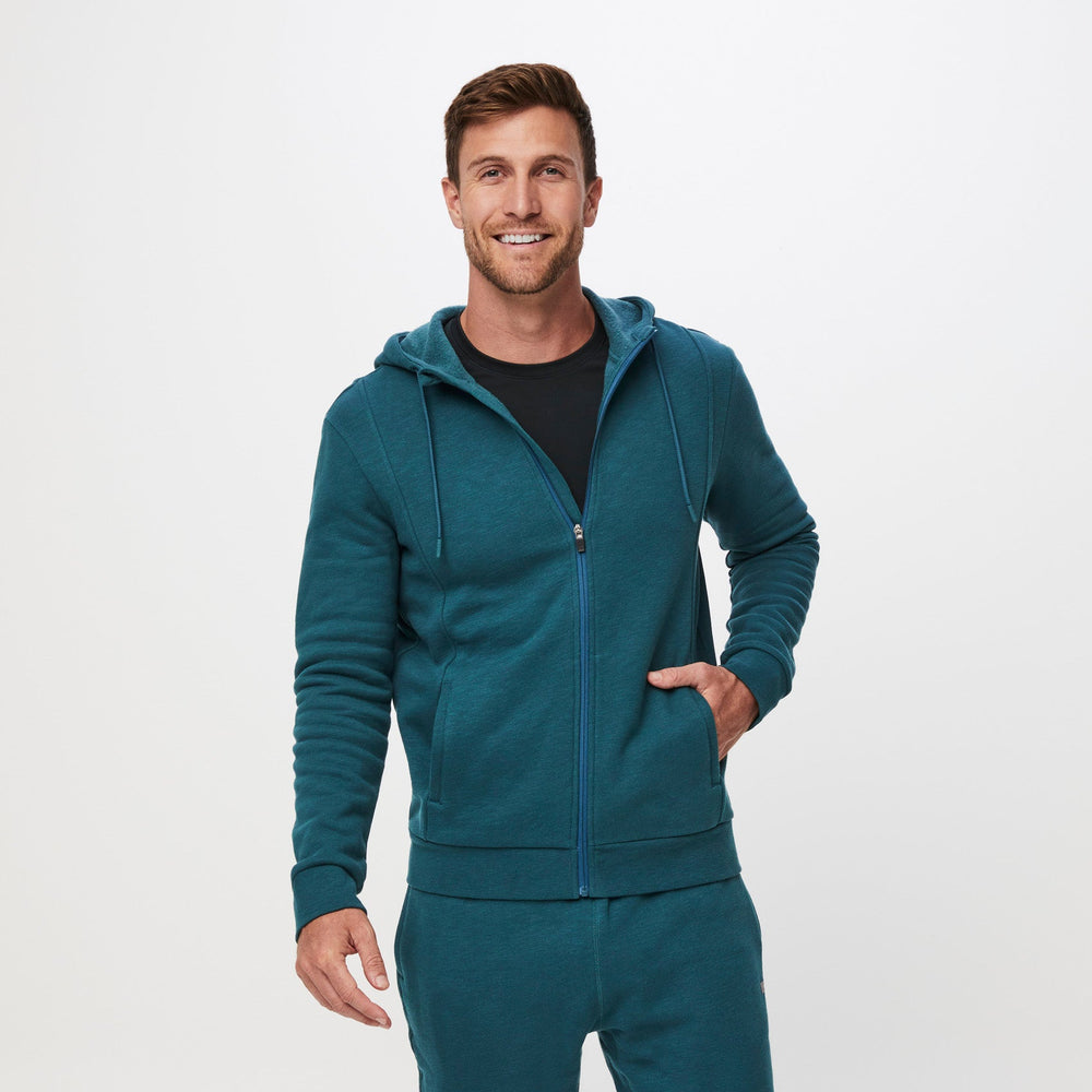 men's Caribbean Blue Essential Hoodie