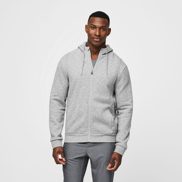 Men's Heather Grey Essential Hoodie