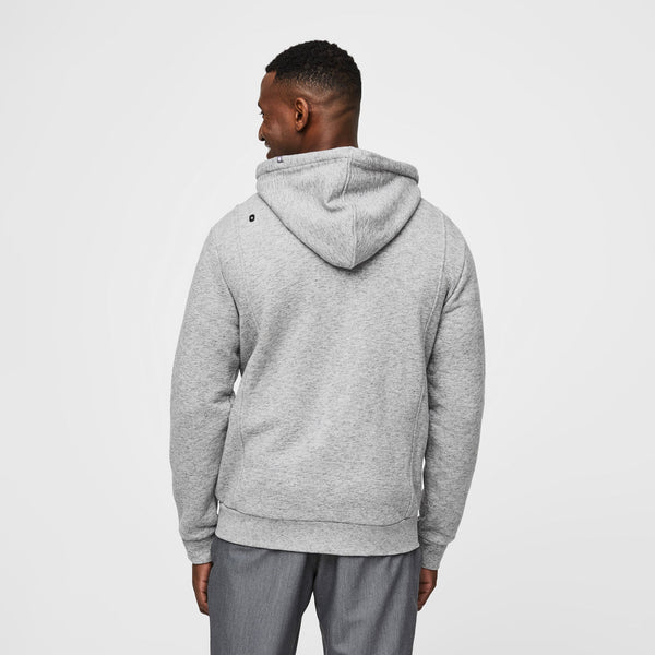 Men's Heather Grey Essential Hoodie