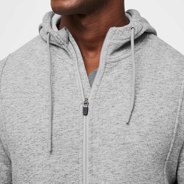 Men's Heather Grey Essential Hoodie