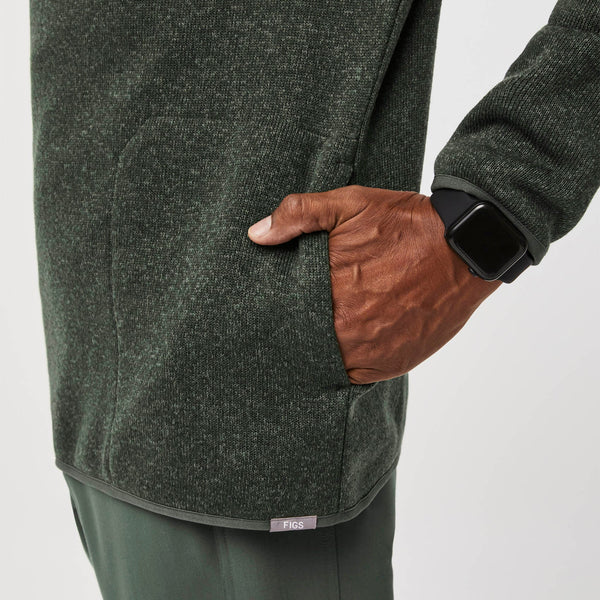 Men's Heather Moss On-Shift™ ¼ Zip - Sweater Knit