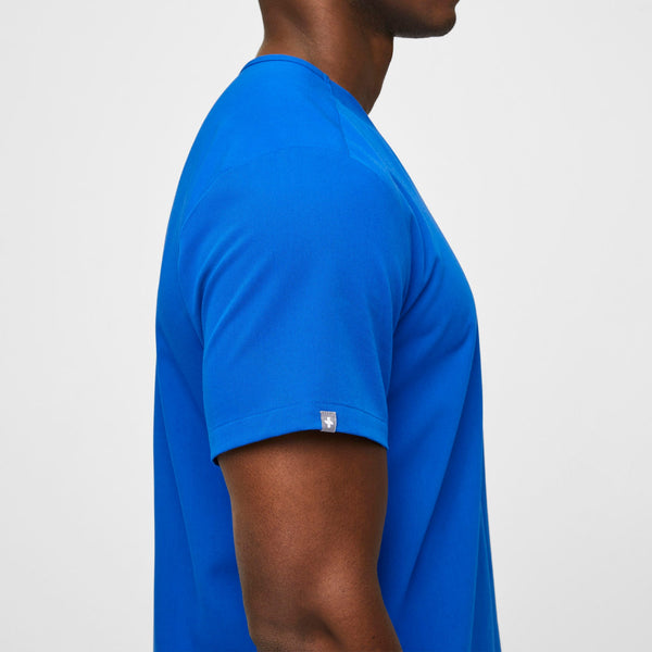 Men's Royal Blue Leon™ - Three-Pocket Scrub Top