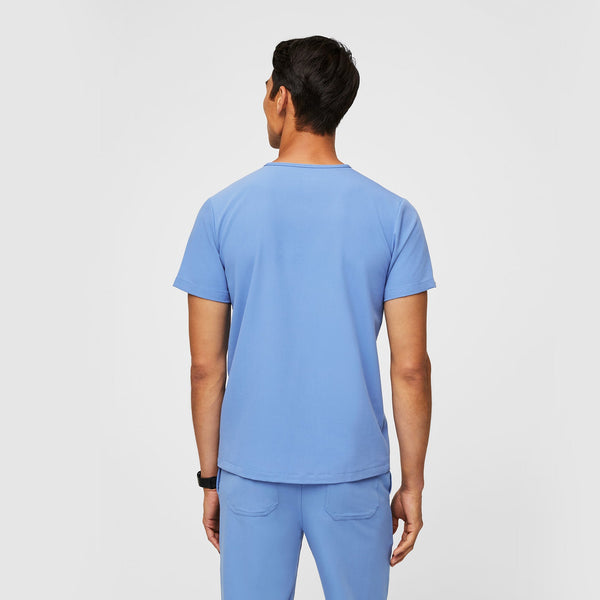 Men's Ceil Blue Leon™ - Three-Pocket Scrub Top