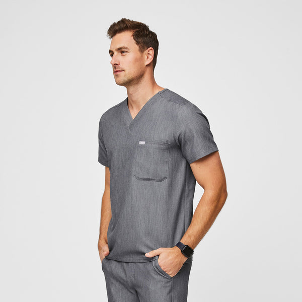 Men's Graphite Leon™ - Three-Pocket Scrub Top