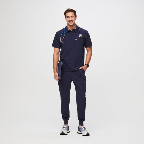 men's Navy Lima Classic Shortsleeve - Cargo ScrubPolo™