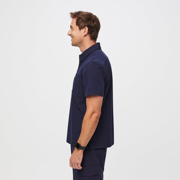 men's Navy Lima Classic Shortsleeve - Cargo ScrubPolo™