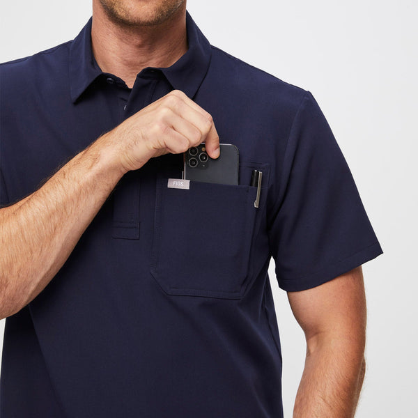 men's Navy Lima Classic Shortsleeve - Cargo ScrubPolo™