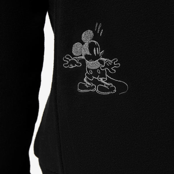 men's Black Mickey Mouse Oh Boy Hoodie