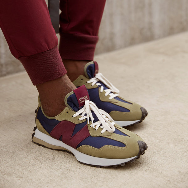 men's Olive FIGS | New Balance 327