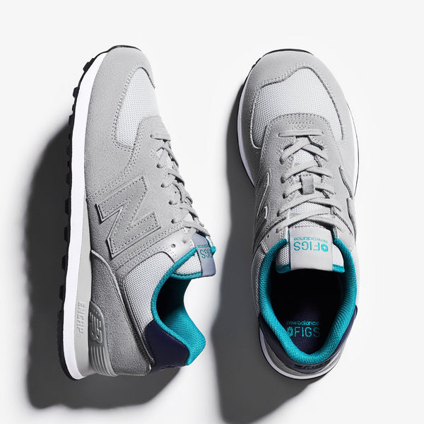 Grey FIGS | New Balance Men's 574