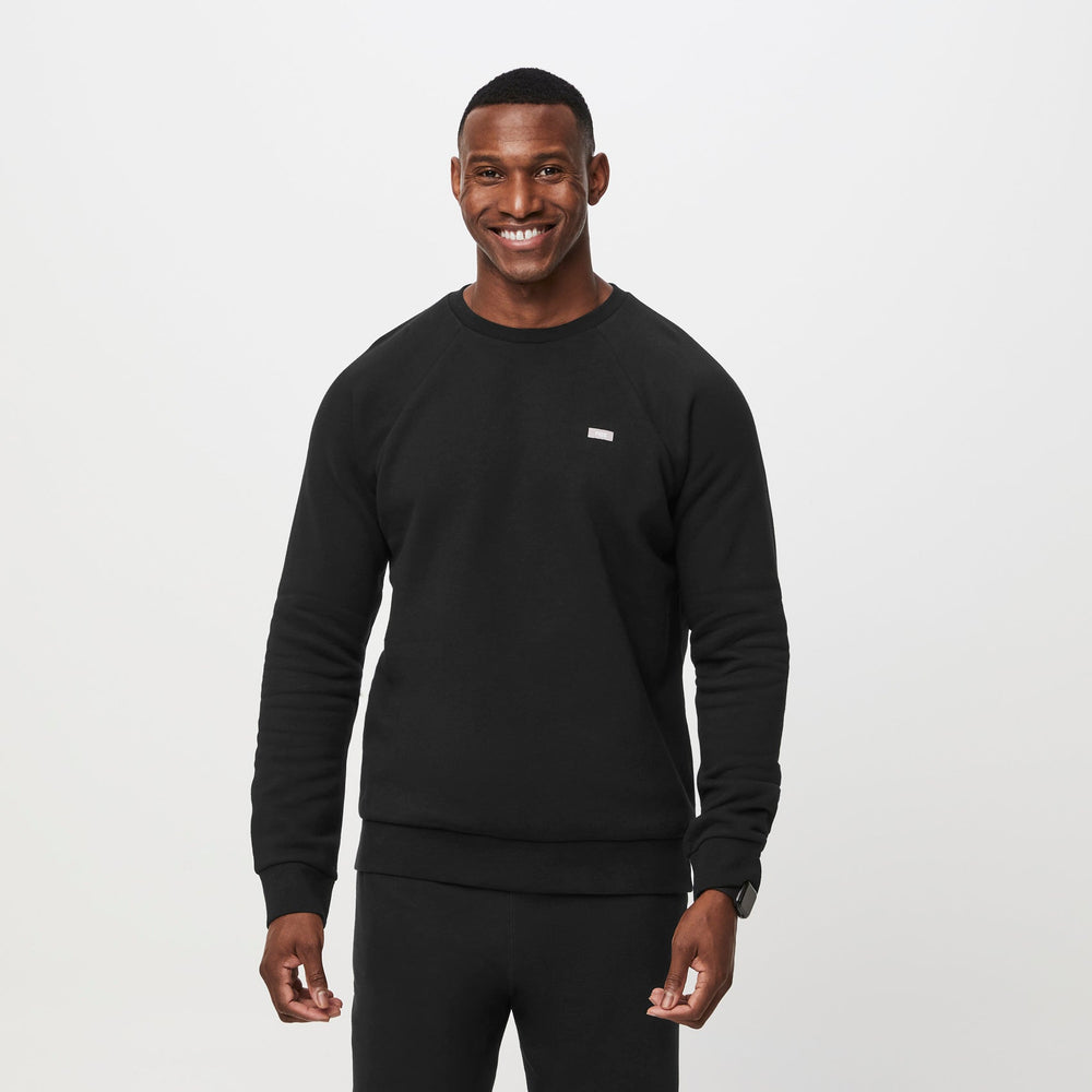 men's Black Off-Shift™ - Crewneck Sweatshirt