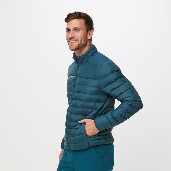 men's Caribbean Blue On-Shift™ Packable - Puffer Jacket