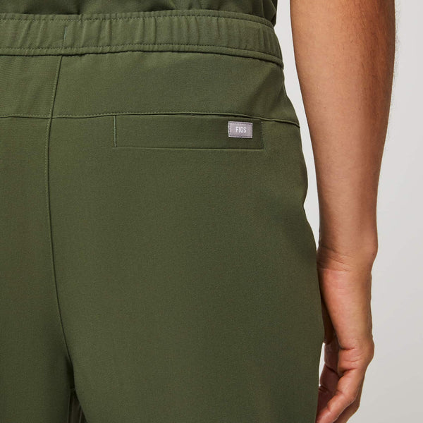 men's Dark Olive Slim Tansen™ - Short Jogger Scrub Pants