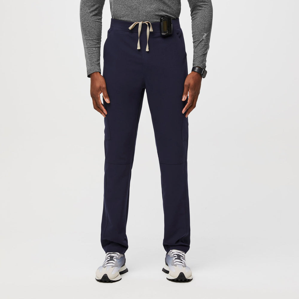 men's Navy Slim Axim™ - Cargo Scrub Pants