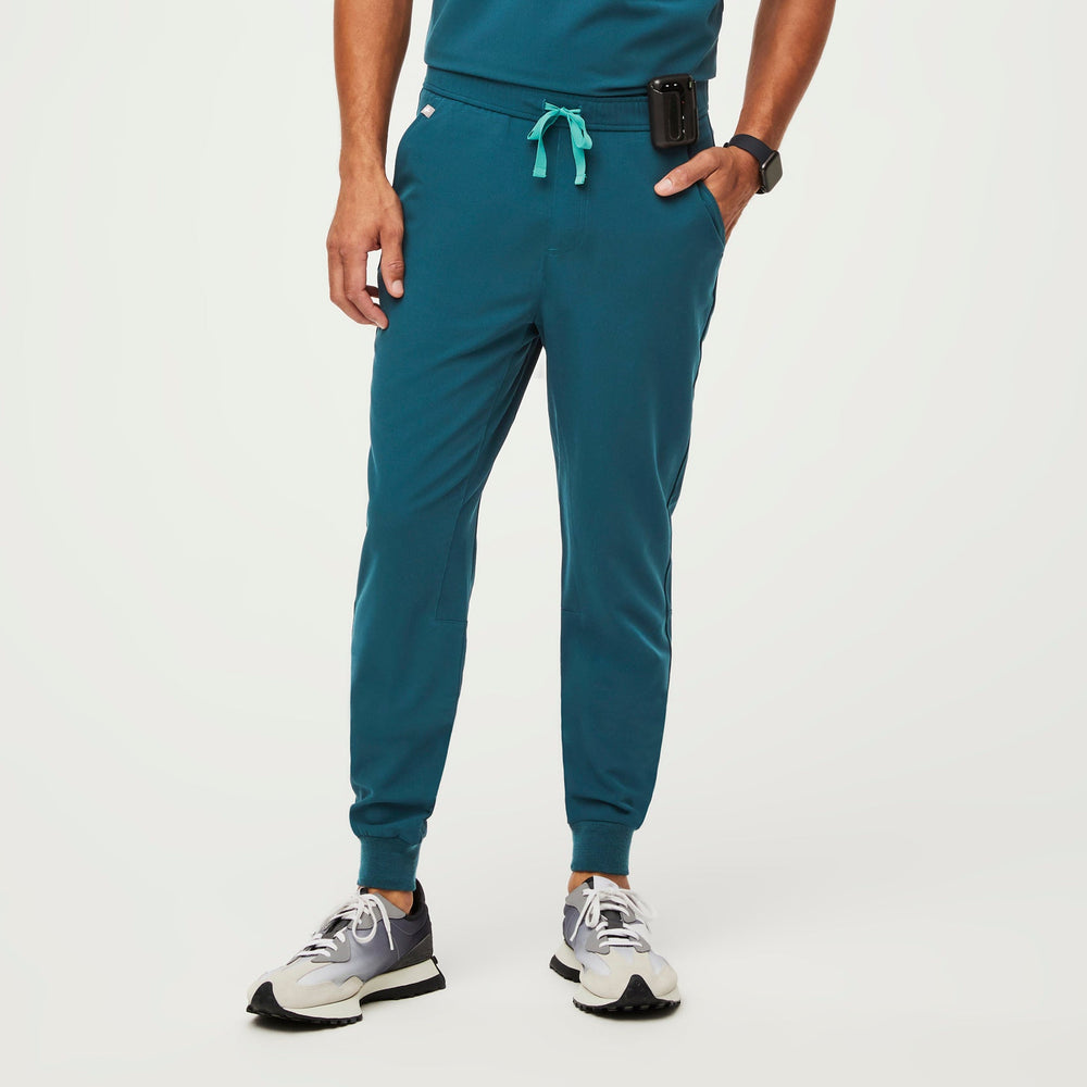 men's Caribbean Blue Slim Tansen™ - Tall Jogger Scrub Pants