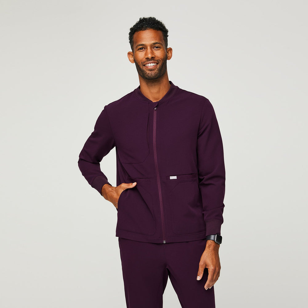 men's Deep Purple Zapote 2.0 - Scrub Jacket