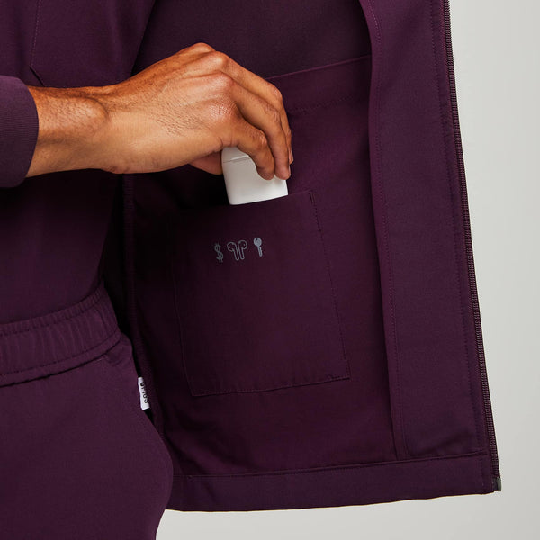 men's Deep Purple Zapote 2.0 - Scrub Jacket