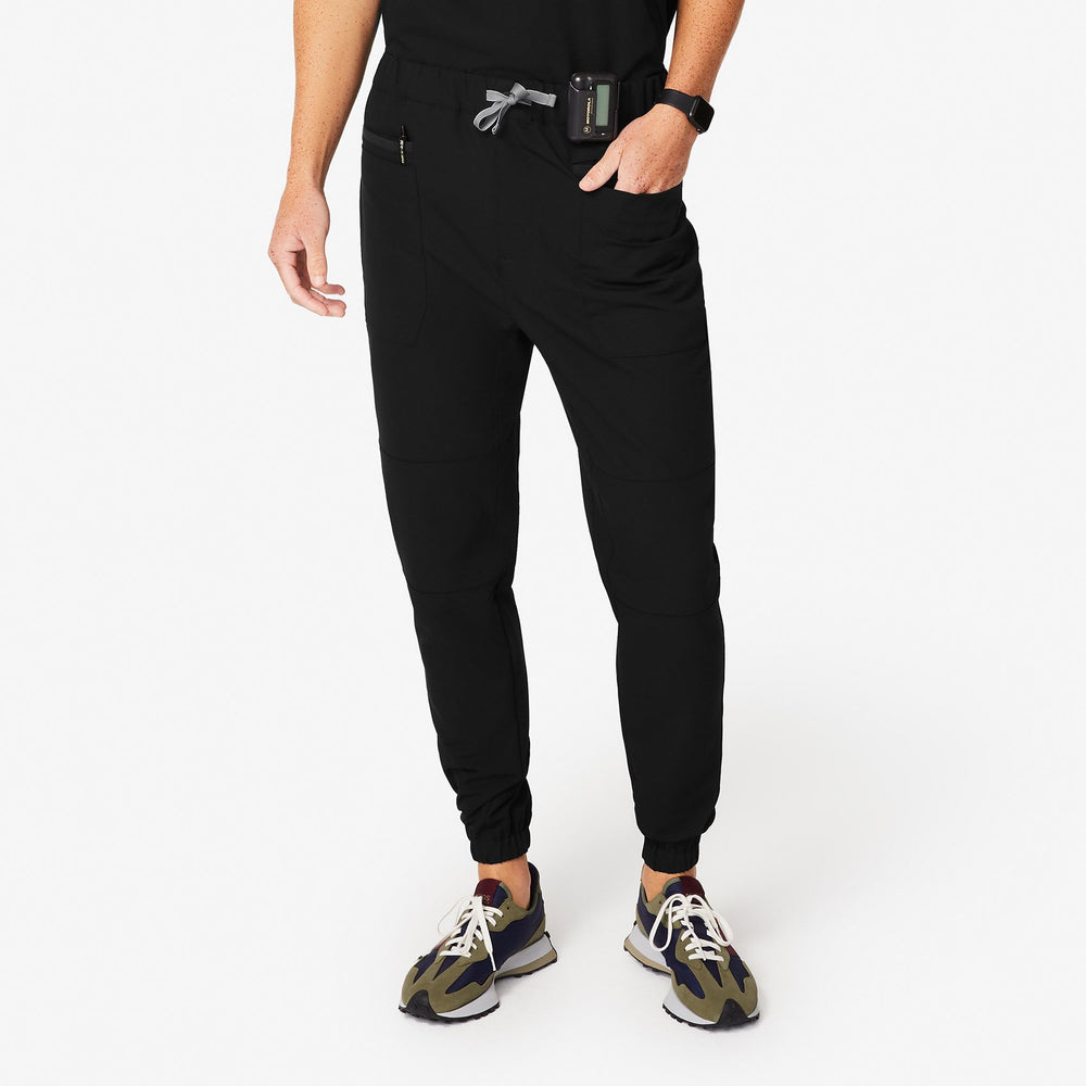 men's Black Cape - Cargo Scrub Pants