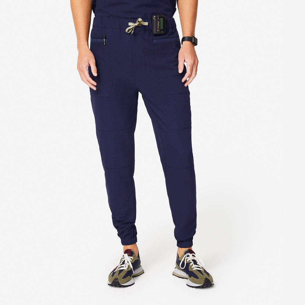 men's Navy Cape - Cargo Scrub Pants