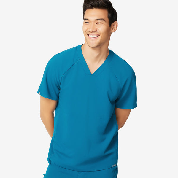 men's Alps Blue Cobar - Raglan Scrub Top