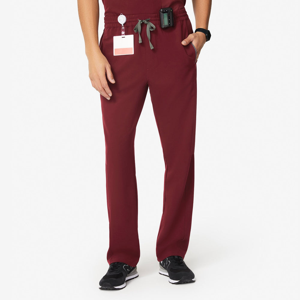 men's Burgundy Tambo - Scrub Pants