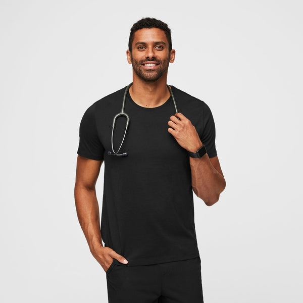 Men's Black Supersoft - Shortsleeve Underscrub