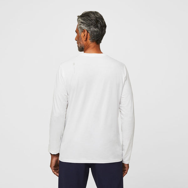 Men's White Supersoft - Longsleeve Underscrub