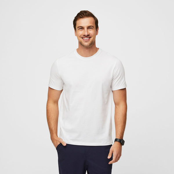 Men's White Supersoft - Shortsleeve Underscrub