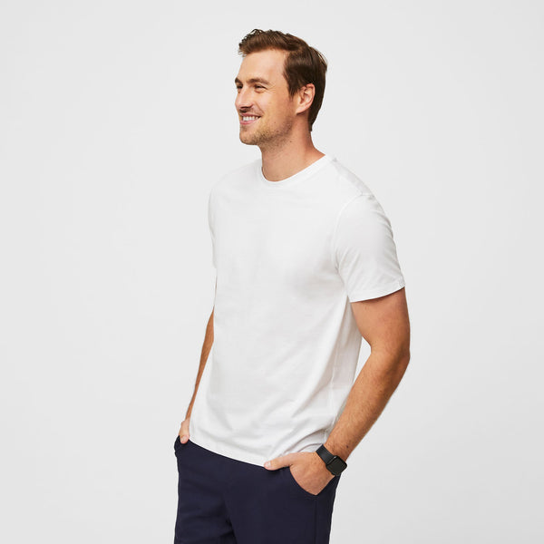 Men's White Supersoft - Shortsleeve Underscrub