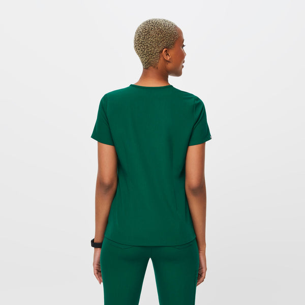 women's Hunter Green Catarina™ - One-Pocket Scrub Top