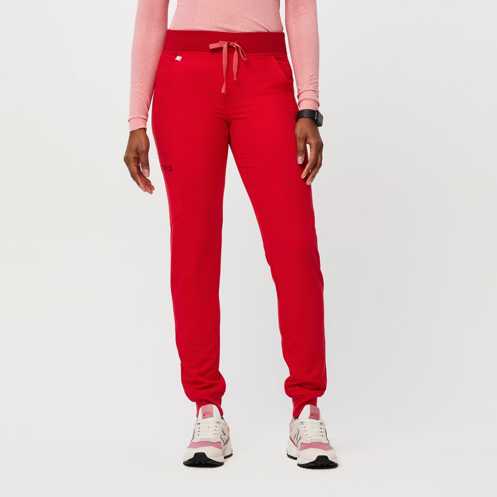 women's Pop Red Zamora™ - Jogger Scrub Pants