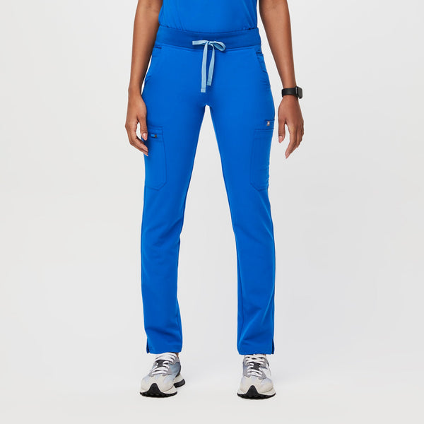 women's Royal Blue Yola™ - Petite Skinny Scrub Pants 2.0