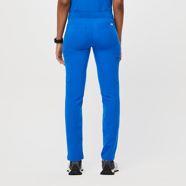 women's Royal Blue Yola™ - Petite Skinny Scrub Pants 2.0