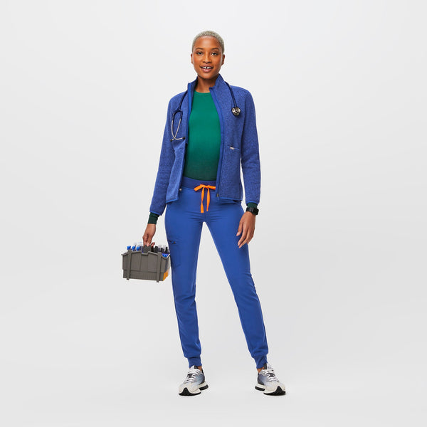 women's Heather Winning Blue On-Shift™ - Sweater Knit Jacket