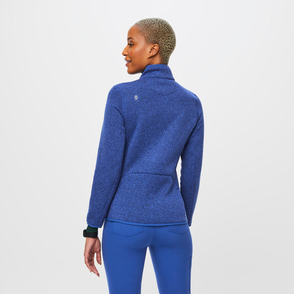 women's Heather Winning Blue On-Shift™ - Sweater Knit Jacket