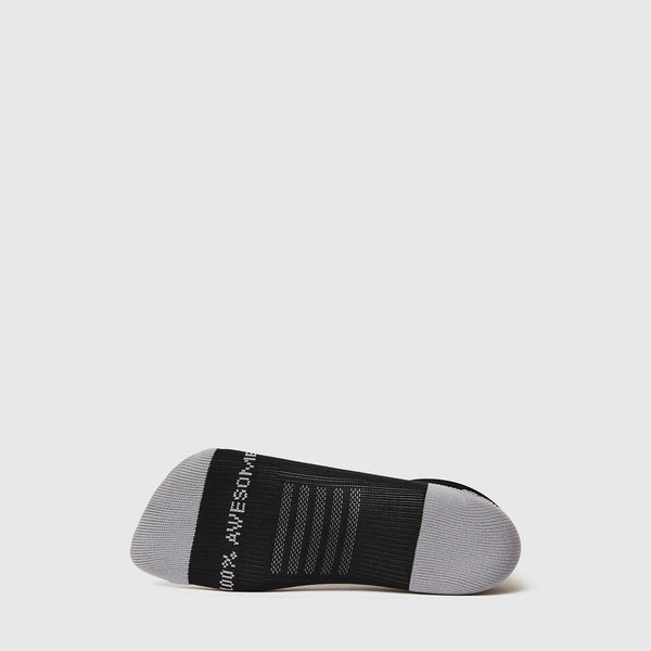 Women's Black Solid Ankle Socks