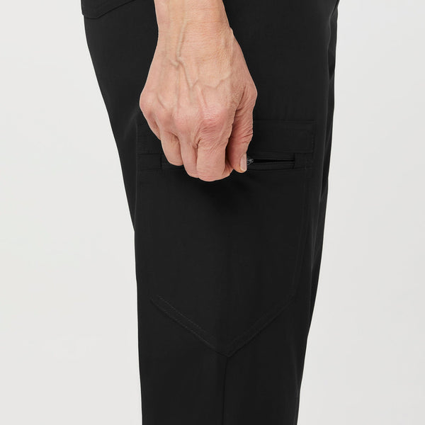 women's Black FREEx™ Lined Zamora™ High Waisted - Jogger Scrub Pants