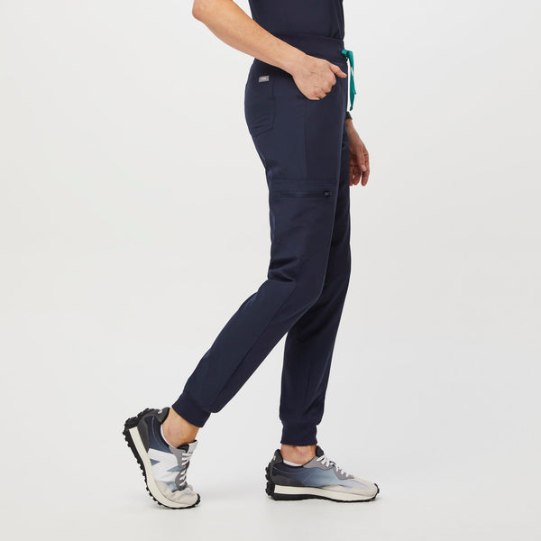 women's Navy FREEx™ Lined Zamora™ High Waisted - Jogger Scrub Pants