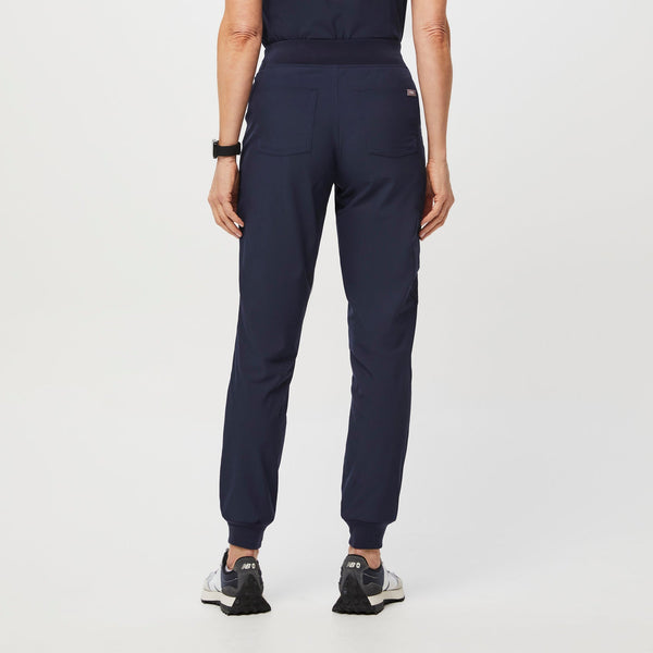 women's Navy FREEx™ Lined Zamora™ High Waisted - Jogger Scrub Pants