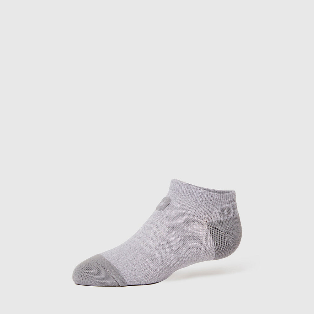 Women's Grey Solid Ankle Socks