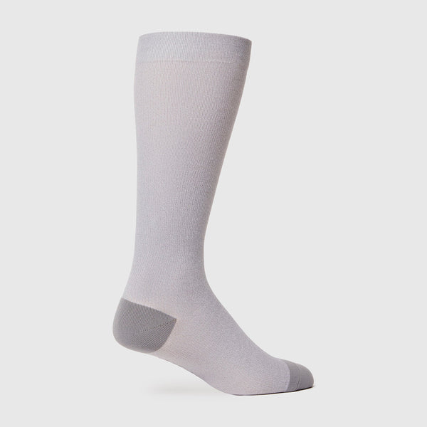 Men's Grey Solid Compression Socks