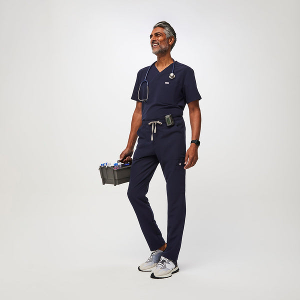 men's Navy Slim Cairo™ - Cargo Scrub Pants