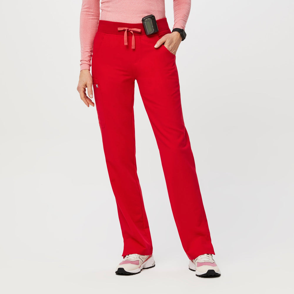 women's Pop Red Kade™ - Cargo Scrub Pants